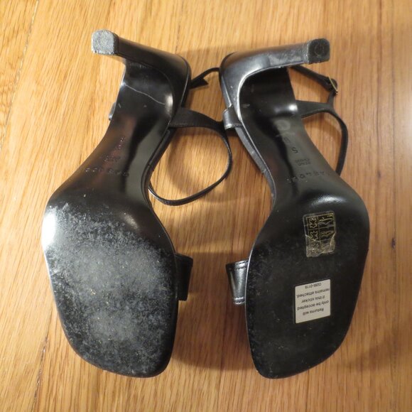 Last Chance CASADEI Black Buckle Design High Heel Sandals - Picture 8 of 8